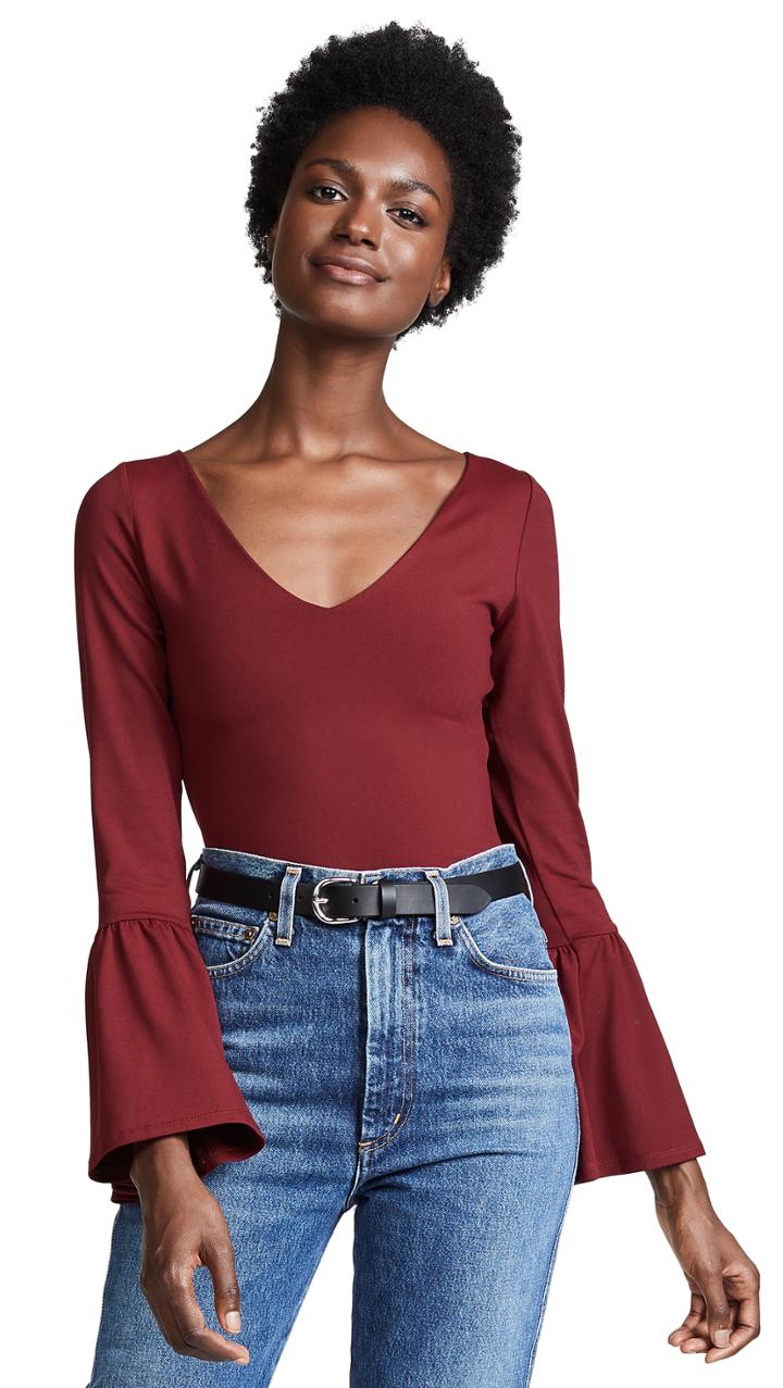 Susana Monaco Bell Sleeve Top