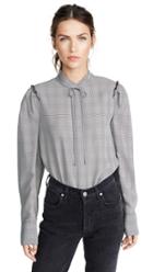 Jason Wu Plaid Chiffon Blouse