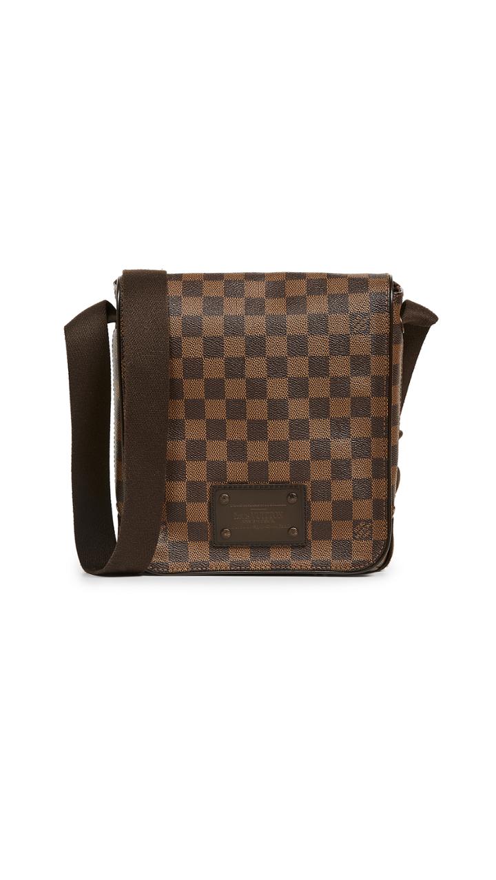 What Goes Around Comes Around Louis Vuitton Damier Ebene Brooklyn Bag