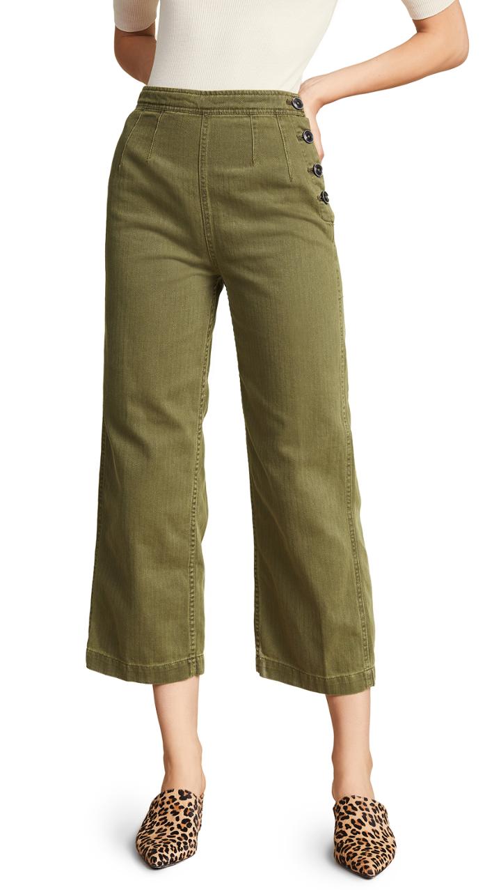 Free People Clean Mod Utility Crop Pants