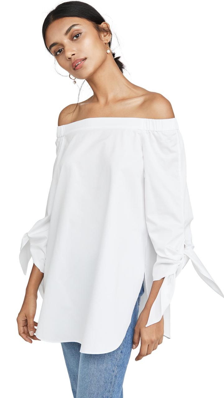 Tibi Off The Shoulder Top