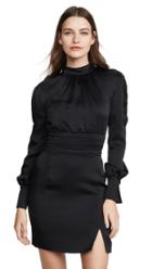 Jonathan Simkhai Crepe Button Sleeve Dress