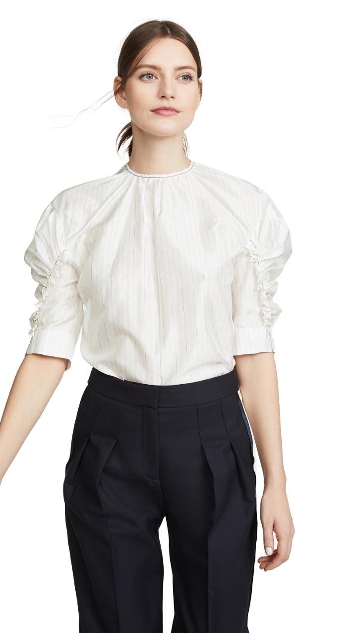 Victoria Victoria Beckham Puff Sleeve Top