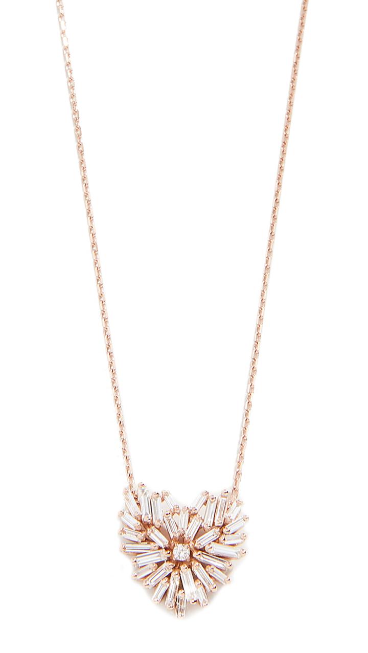 Suzanne Kalan 18k Angel Heart Necklace
