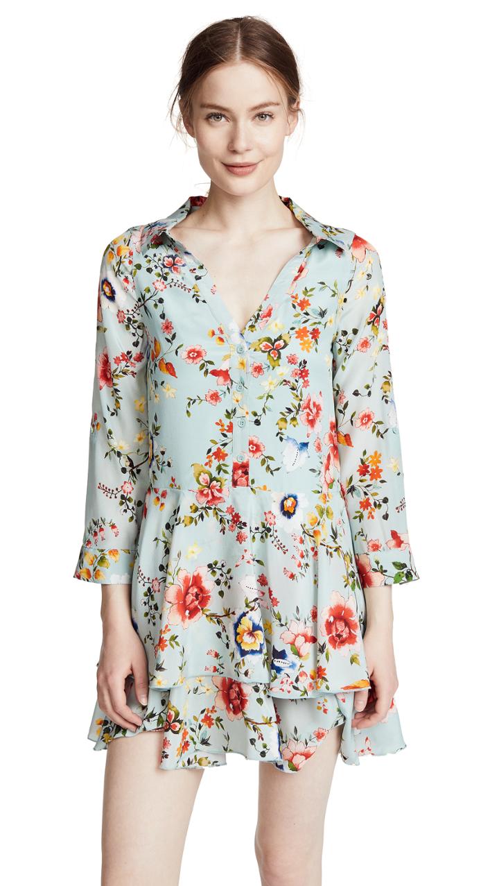 Alice Olivia Moore Layered Tunic Dress