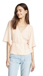 7 For All Mankind Wrap Front Top