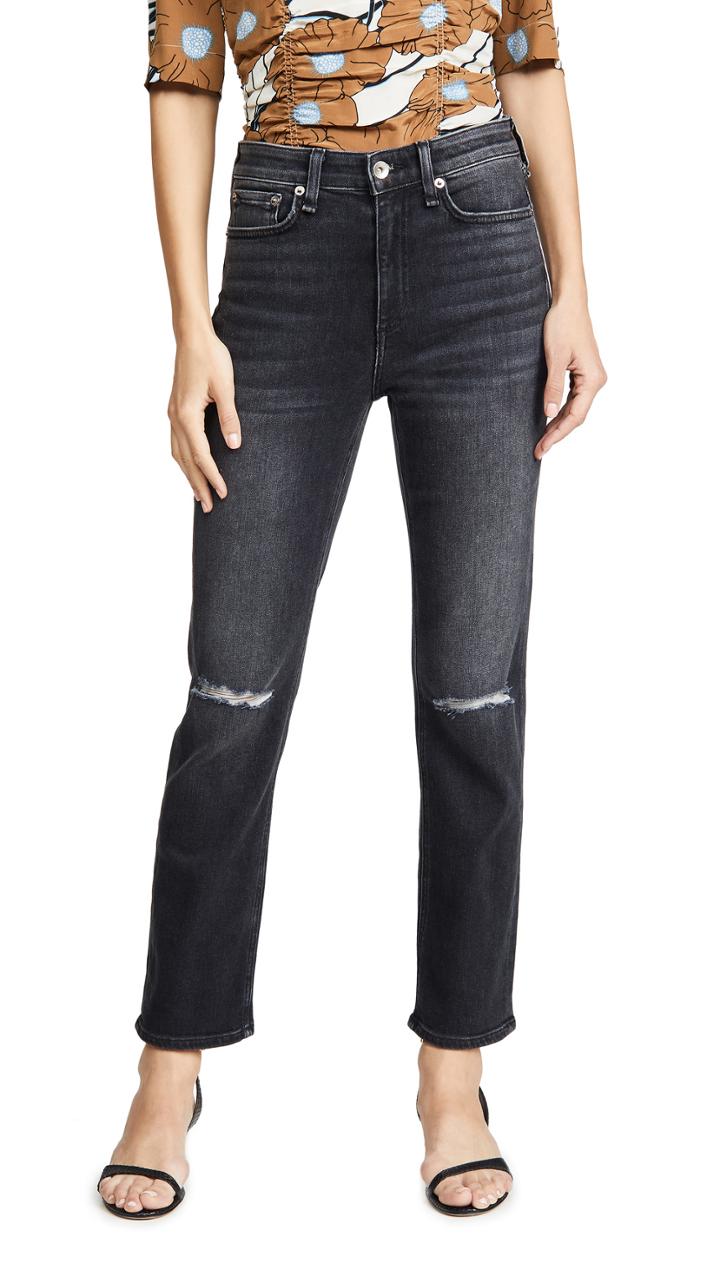 Rag Bone Jean Nina High Rise Ankle Cigarette Jeans