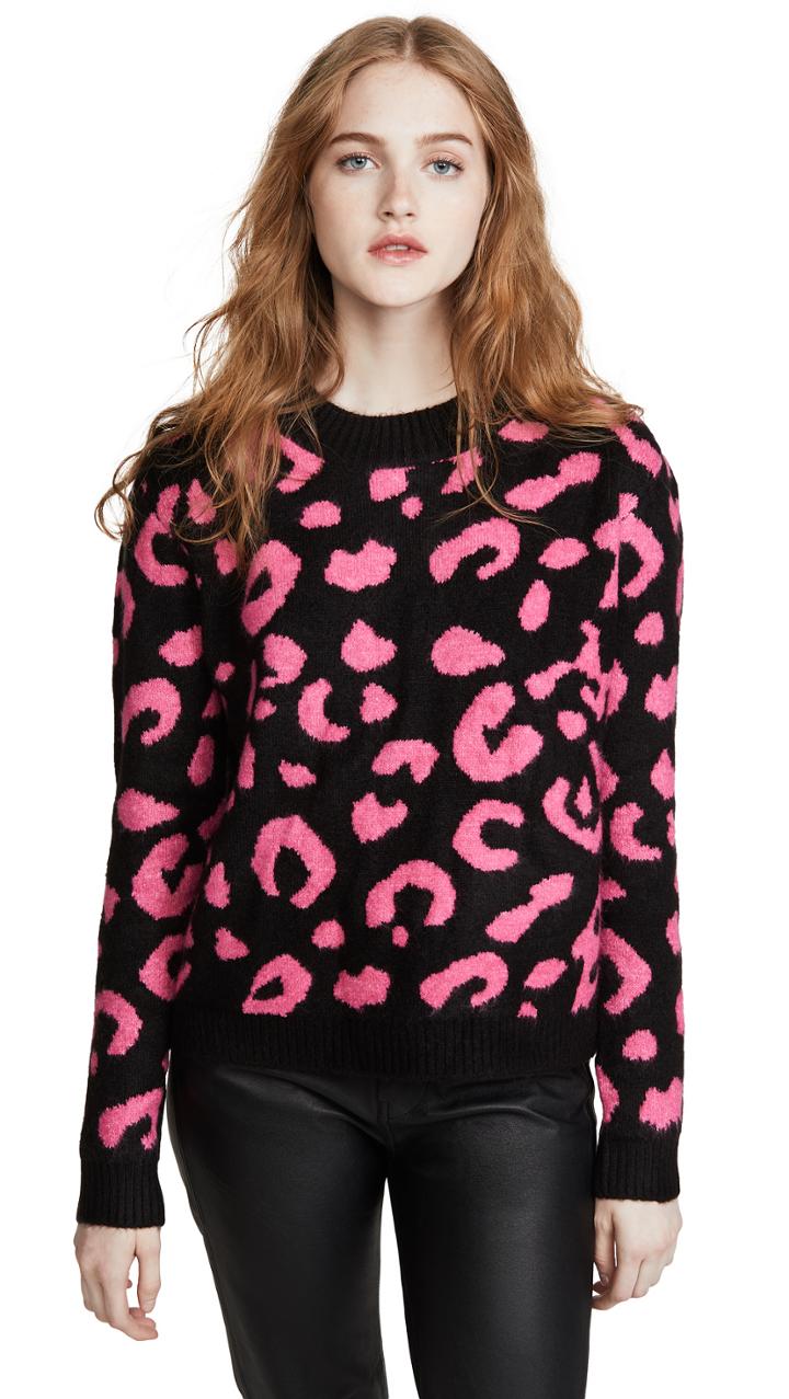 Line Dot Civet Sweater
