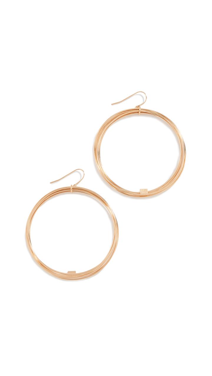 Aurelie Bidermann Tao Hoop Earrings