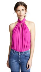 Fleur Du Mal Keyhole Draped Bodysuit