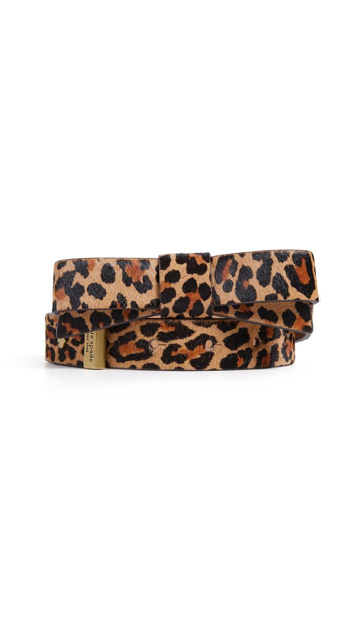 Kate Spade New York Hair Calf Bow Belt