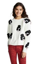 Alice Olivia Gleeson Stace Face Pullover Sweater