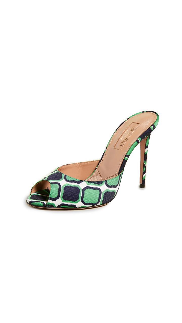 Aquazzura Samantha 105mm Mules