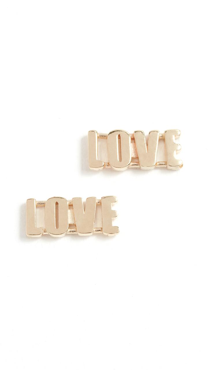Established 14k Gold Love Earrings