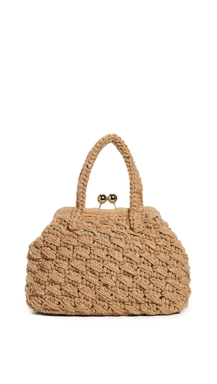 Caterina Bertini Woven A Frame Bag