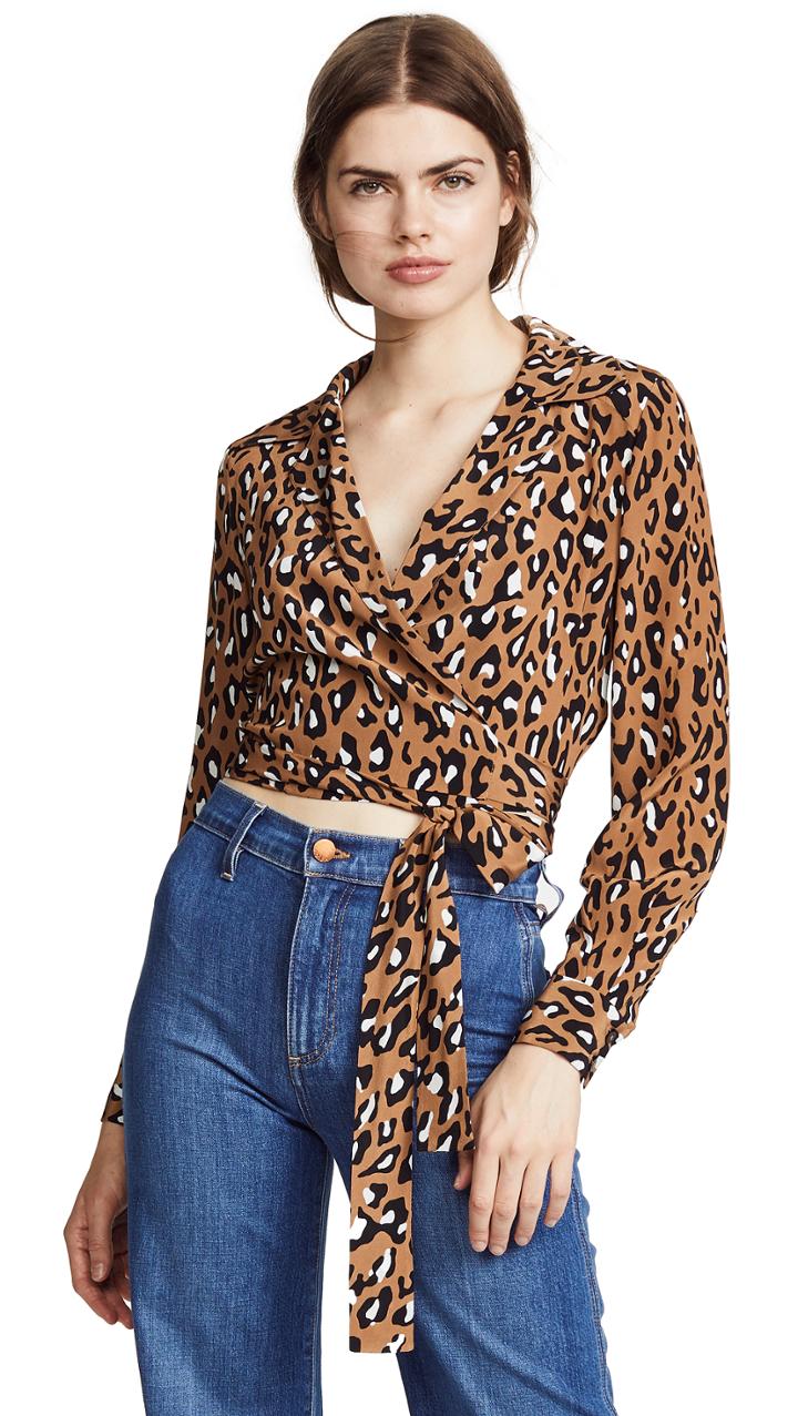 Diane Von Furstenberg Wrap Blouse