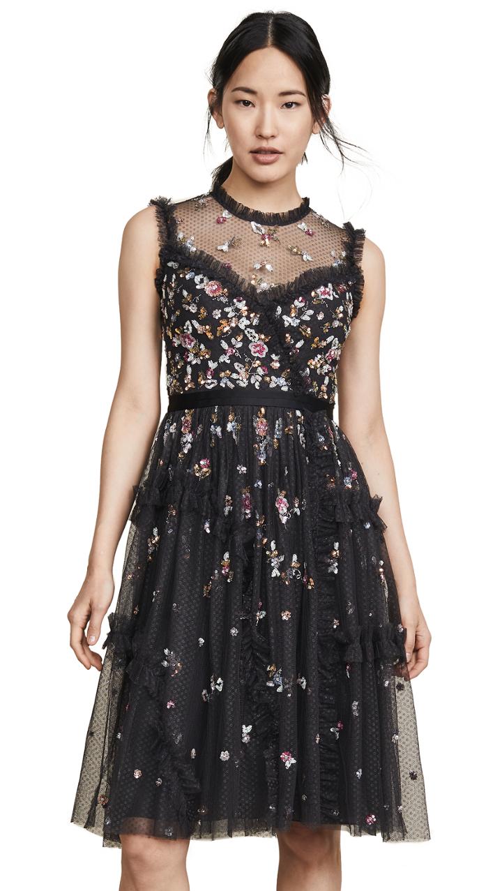 Needle Thread Shimmer Ditsy Dress