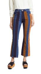 See By Chloe Multicolor Flare Jeans