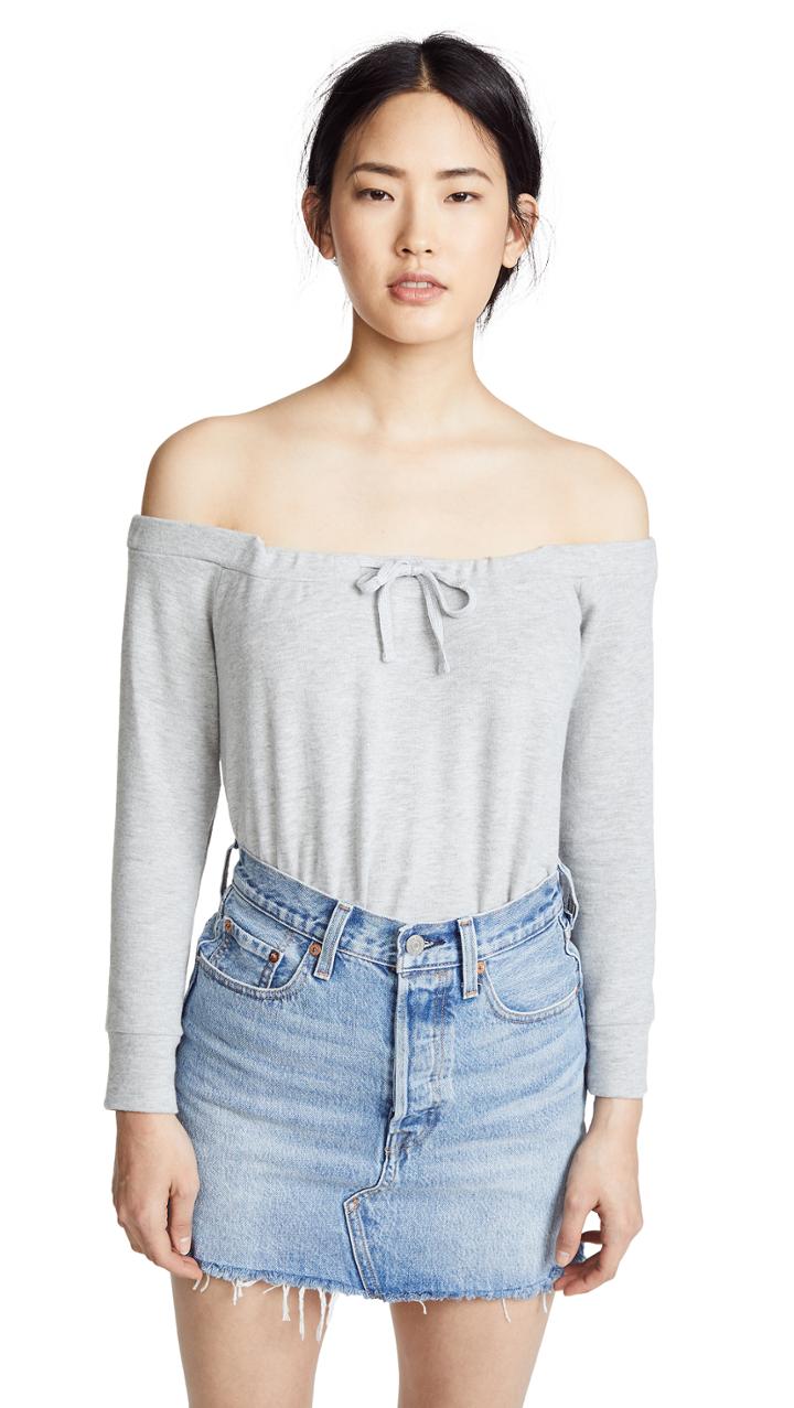 Bb Dakota Hacci Off The Shoulder Sweatshirt