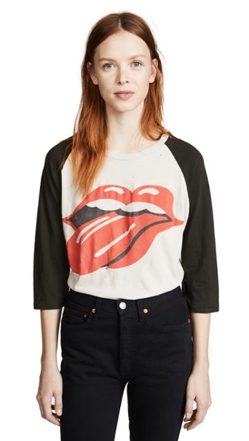 Madeworn Rock Rolling Stones 1970 Rock Printed Raglan