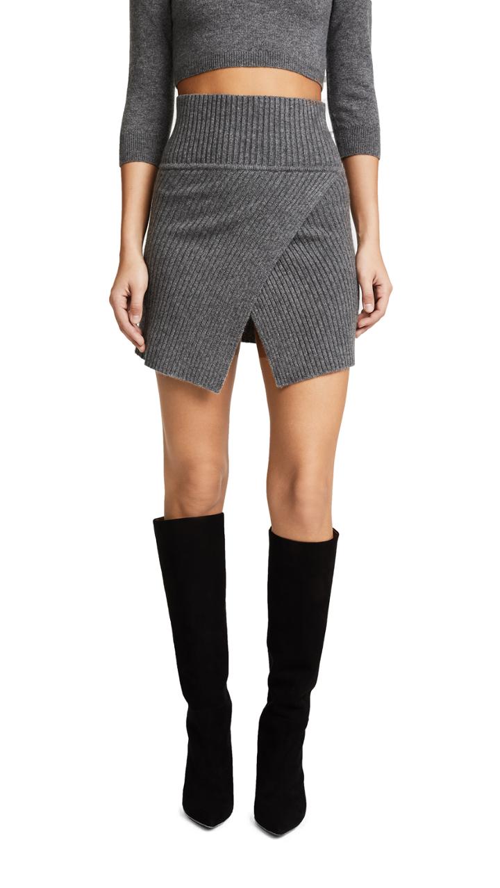 Theperfext Cross Front Miniskirt