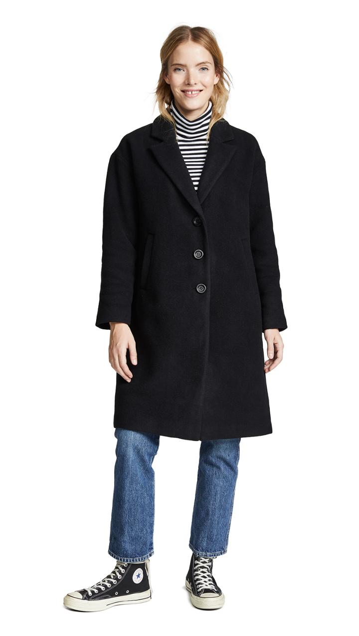 Madewell Long Cocoon Coat