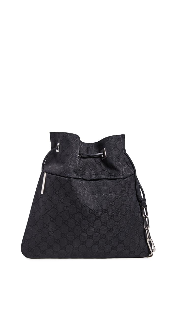 What Goes Around Comes Around Gucci Black Shoulder Bag