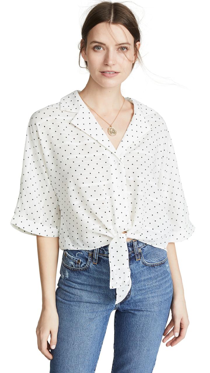 Cupcakes And Cashmere Gardenia Blouse