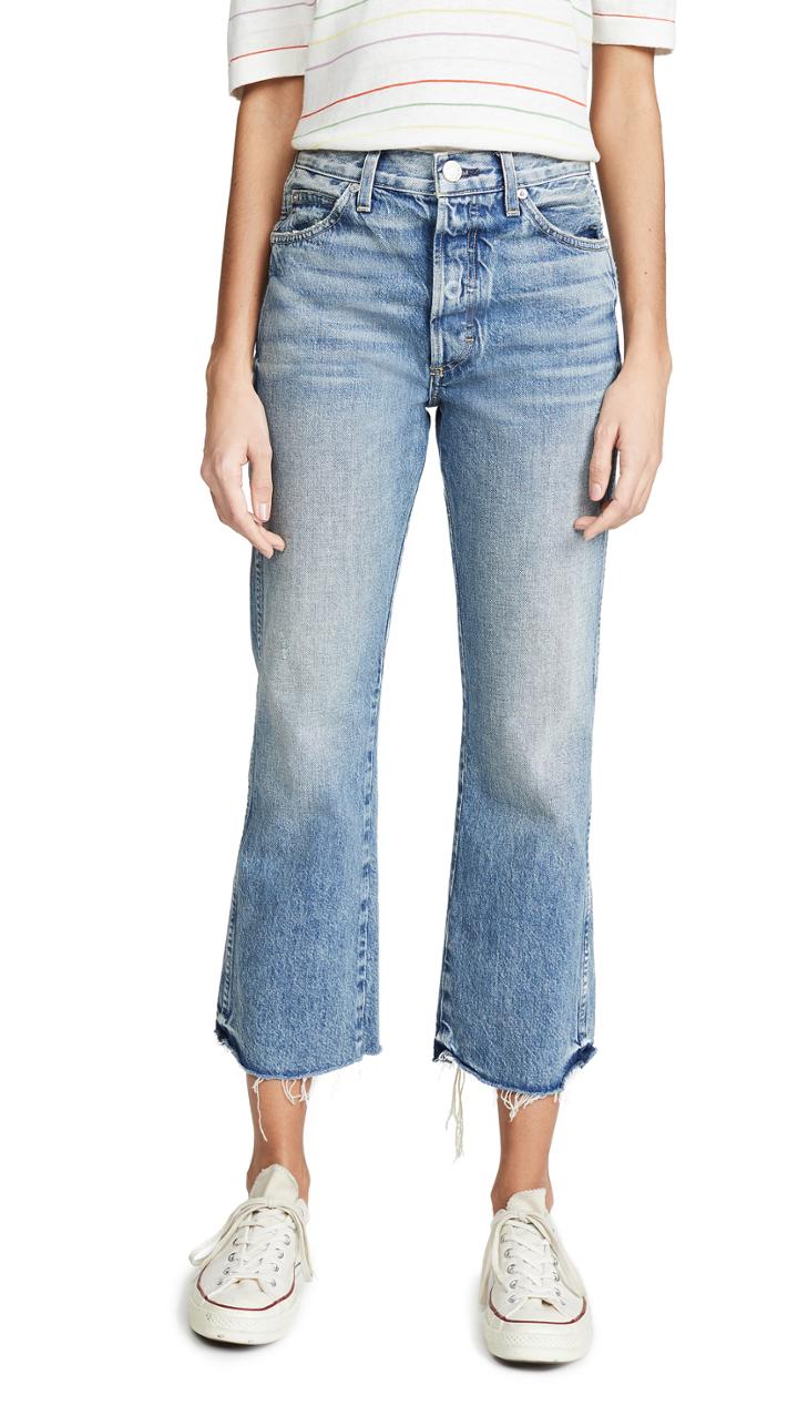 Amo Emma Relaxed Cropped Boot Jeans