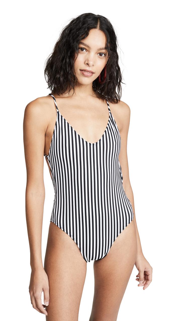 Norma Kamali Low Back Fara Mio Swimsuit