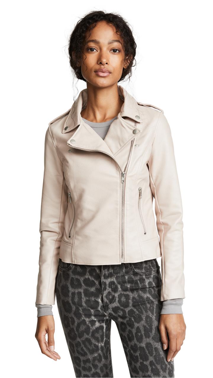 Bb Dakota Just Ride Vegan Leather Moto Jacket