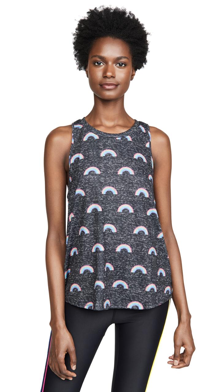 Terez Rainbow Sprinkles Tank