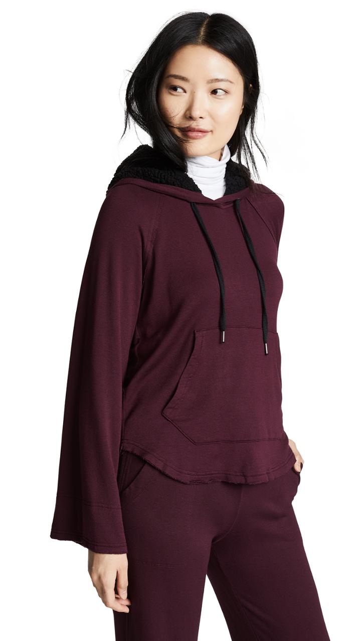 Splendid Super Soft Hoodie With Sherpa
