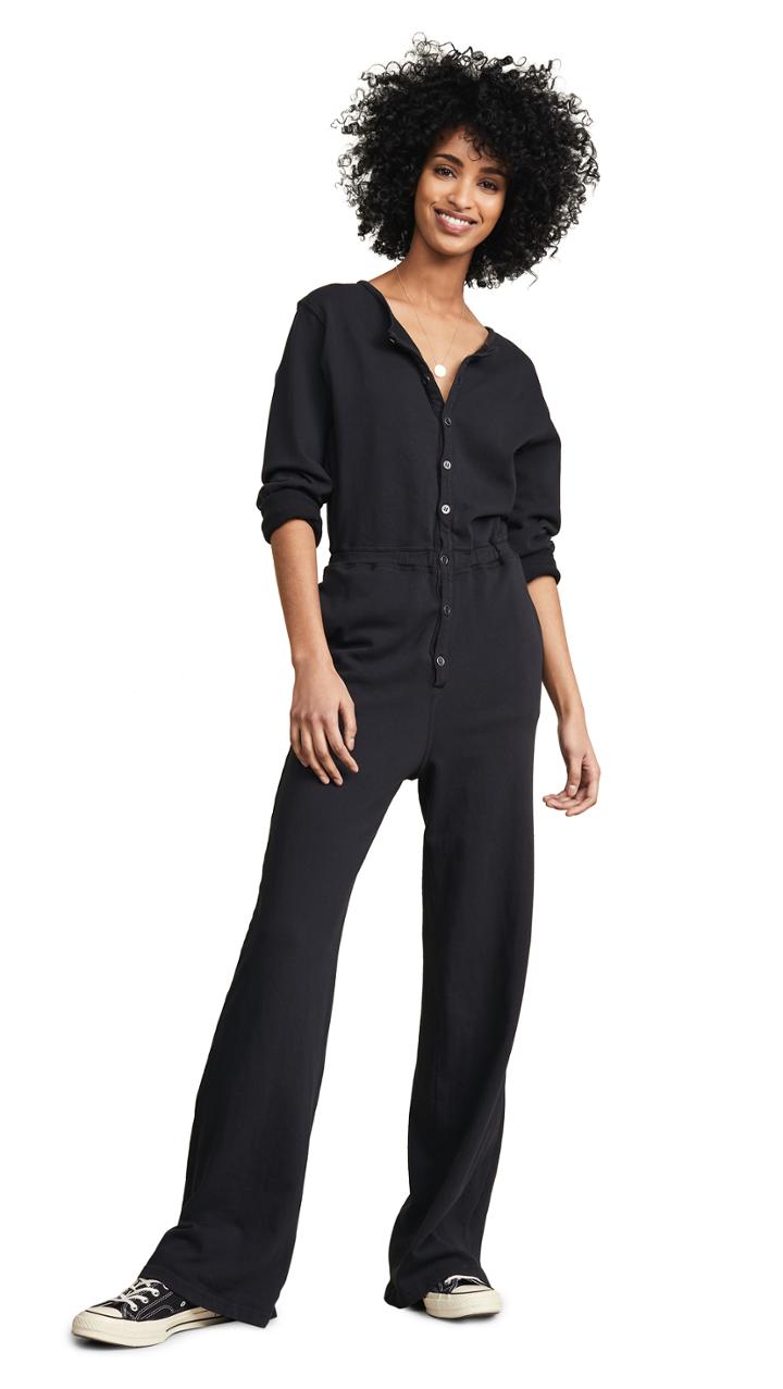 Spiritual Gangster Button Down Jumpsuit