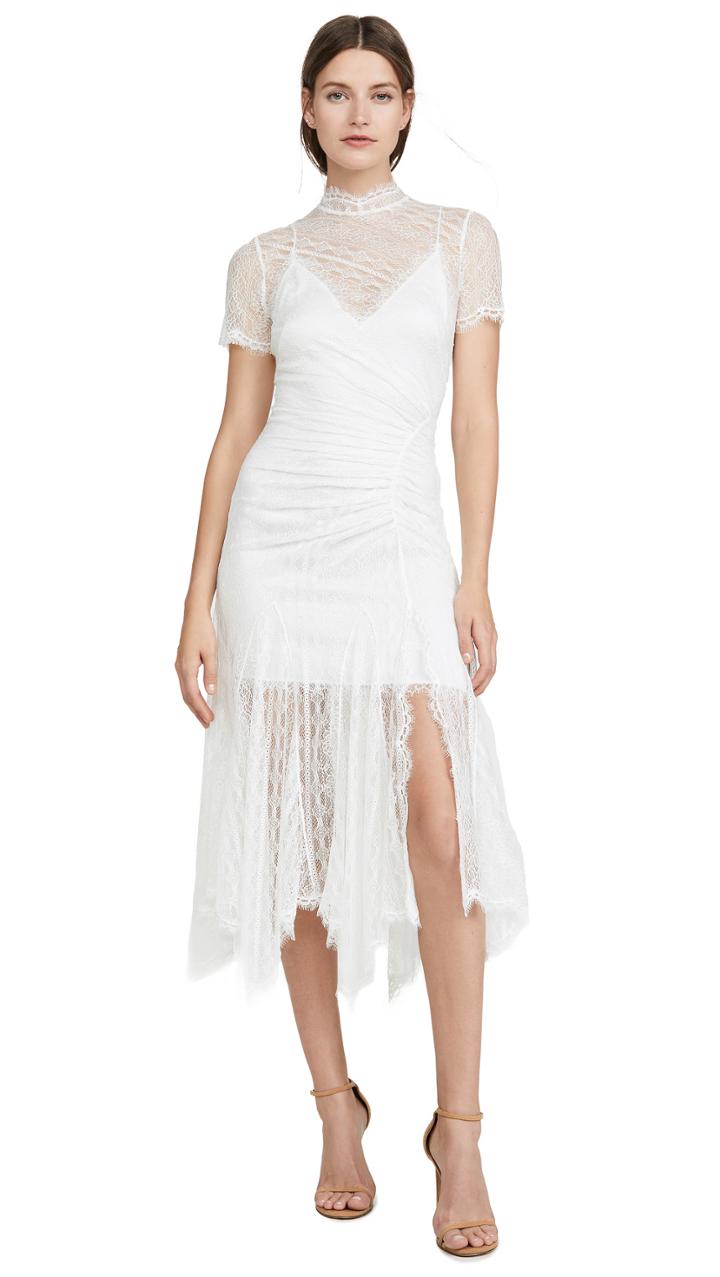 Jonathan Simkhai Lingerie Lace Dress