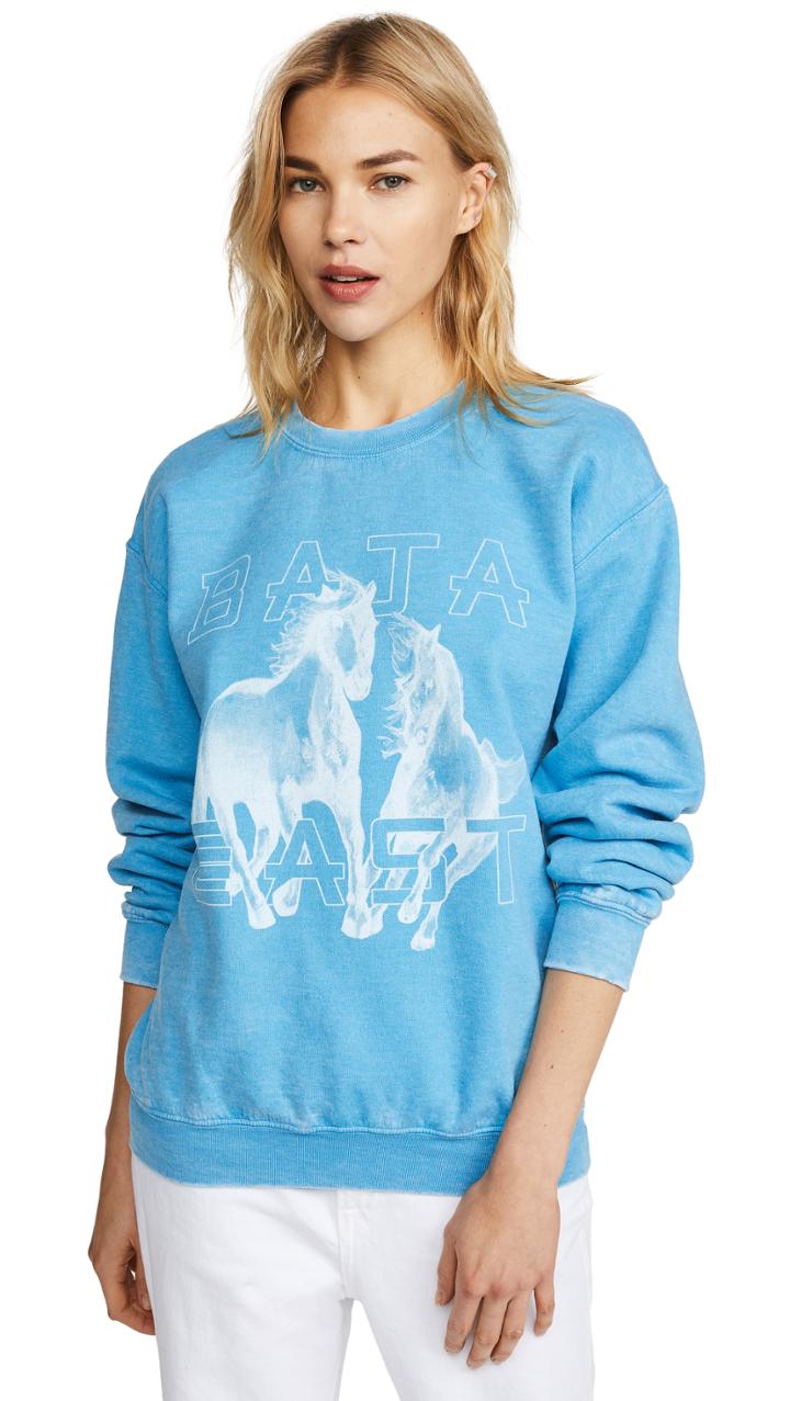 Baja East Freedom Crew Sweatshirt