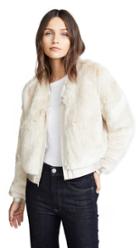 J Brand Ashbey Faux Fur Jacket