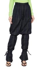 Pushbutton Sausage Legs Pants