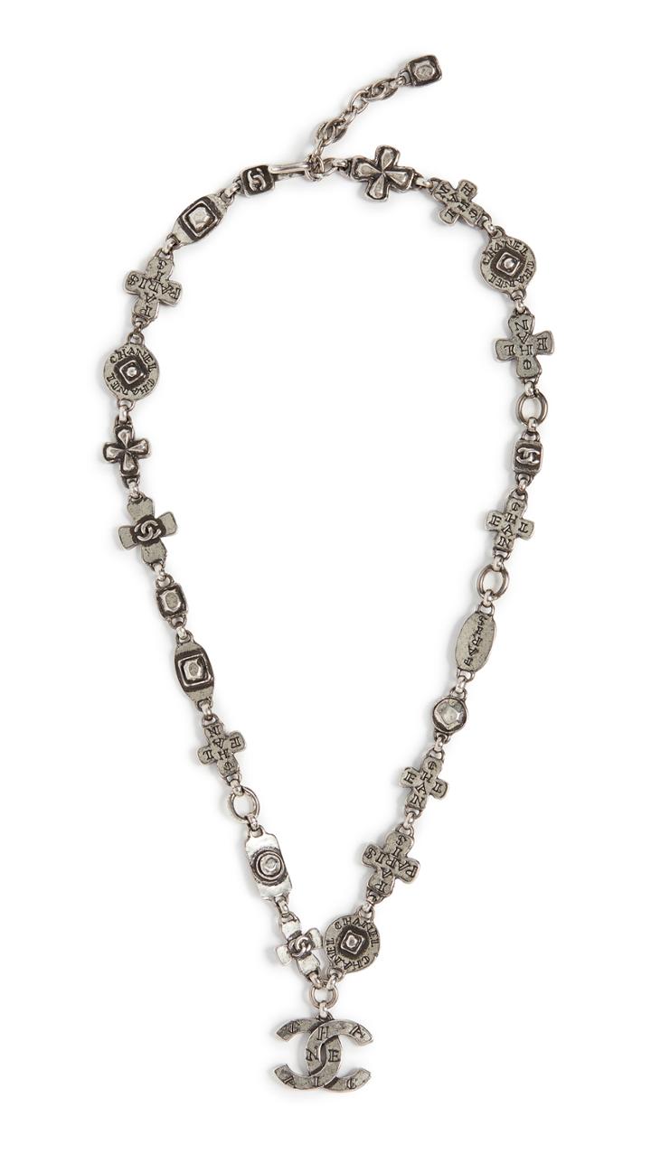 What Goes Around Comes Around Chanel Cross Link Necklace