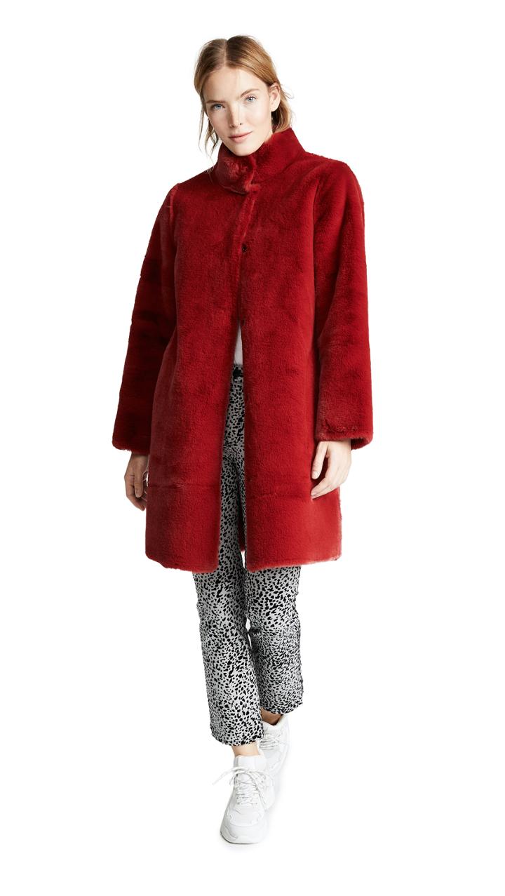Velvet Mina Faux Fur Coat