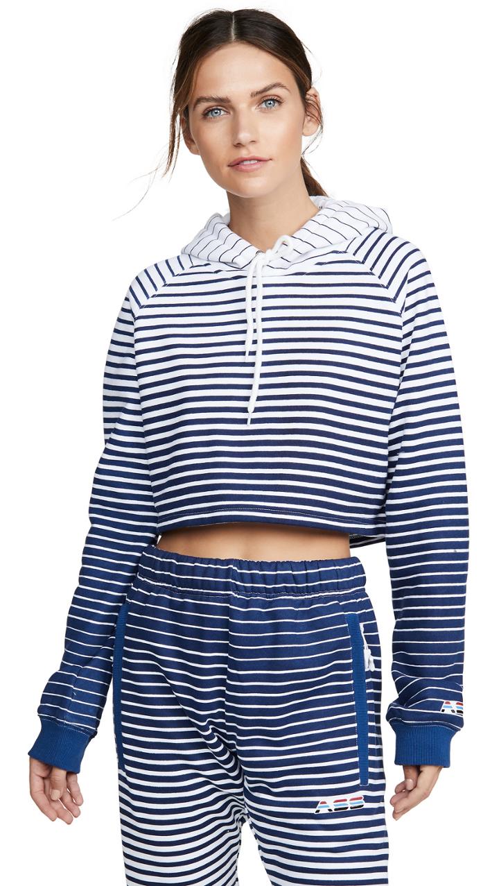Adam Selman Sport Cropped Hoodie