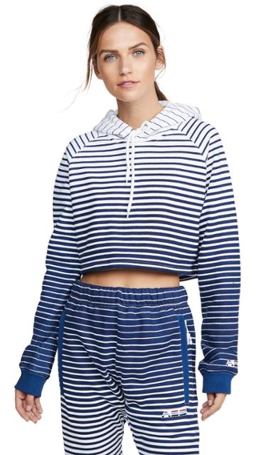Adam Selman Sport Cropped Hoodie