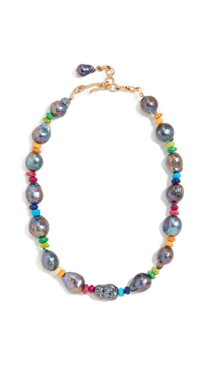 Brinker Eliza Double Take Baroque Pearl Choker