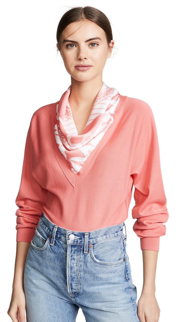 Cedric Charlier Scarf Neck Sweater
