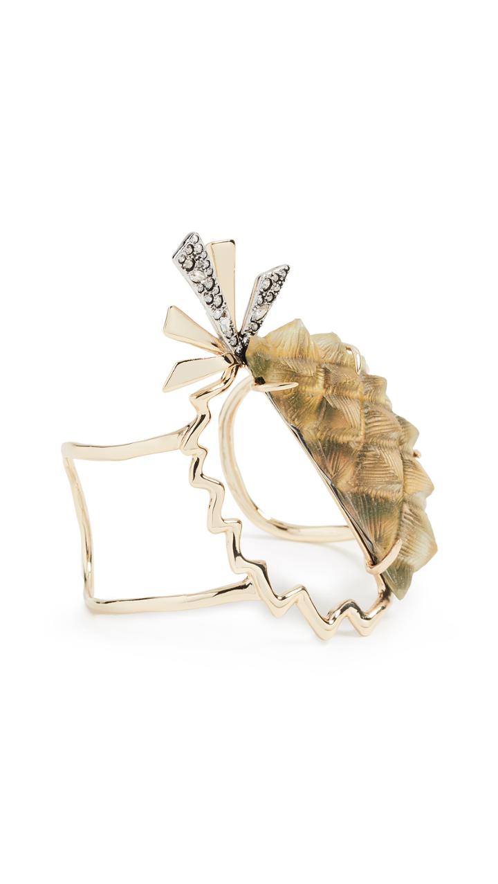 Alexis Bittar Lucite Pineapple Cuff