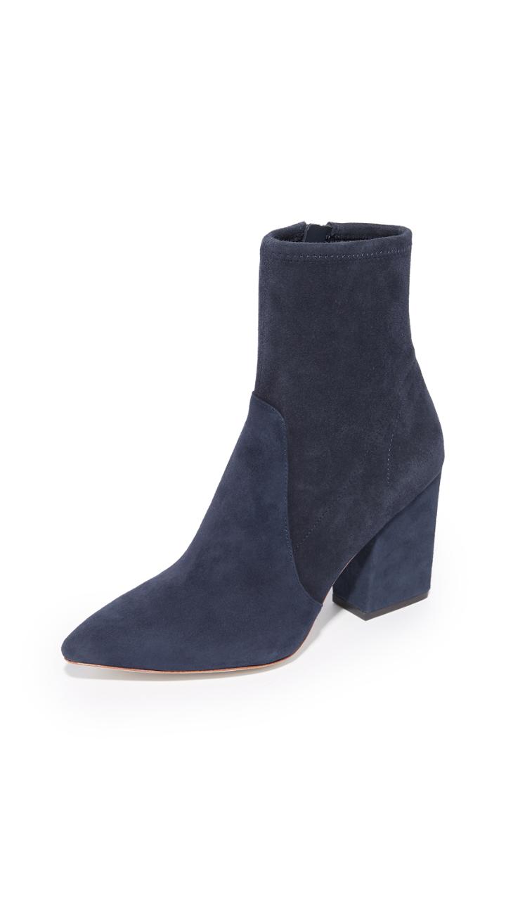 Loeffler Randall Isla Stretch Pointed Toe Booties