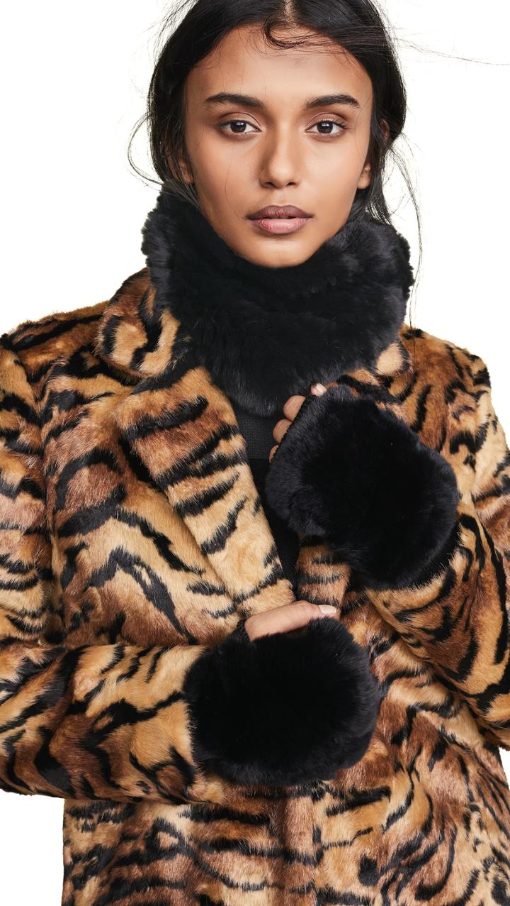 Jocelyn Rex Rabbit Cowl Infinity Scarf Mitten Set