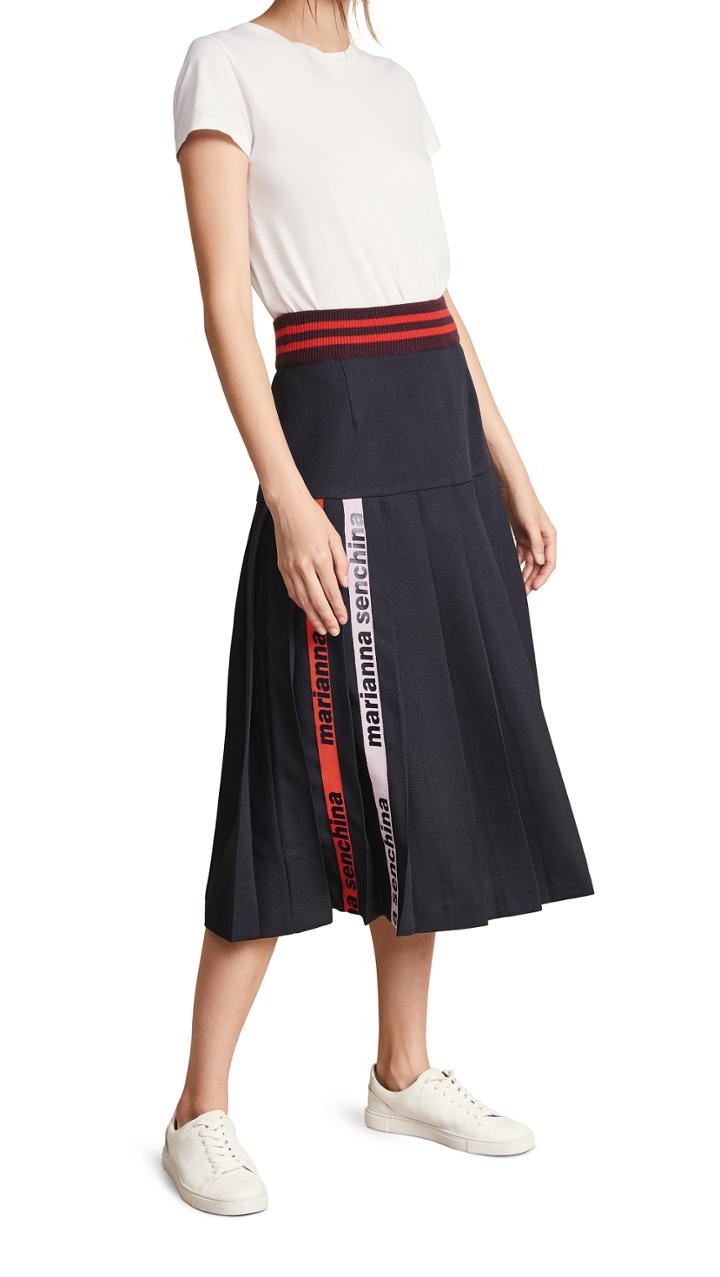 Marianna Senchina Pleated Skirt