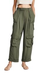 Divine Heritage High Waist Cargo Pants