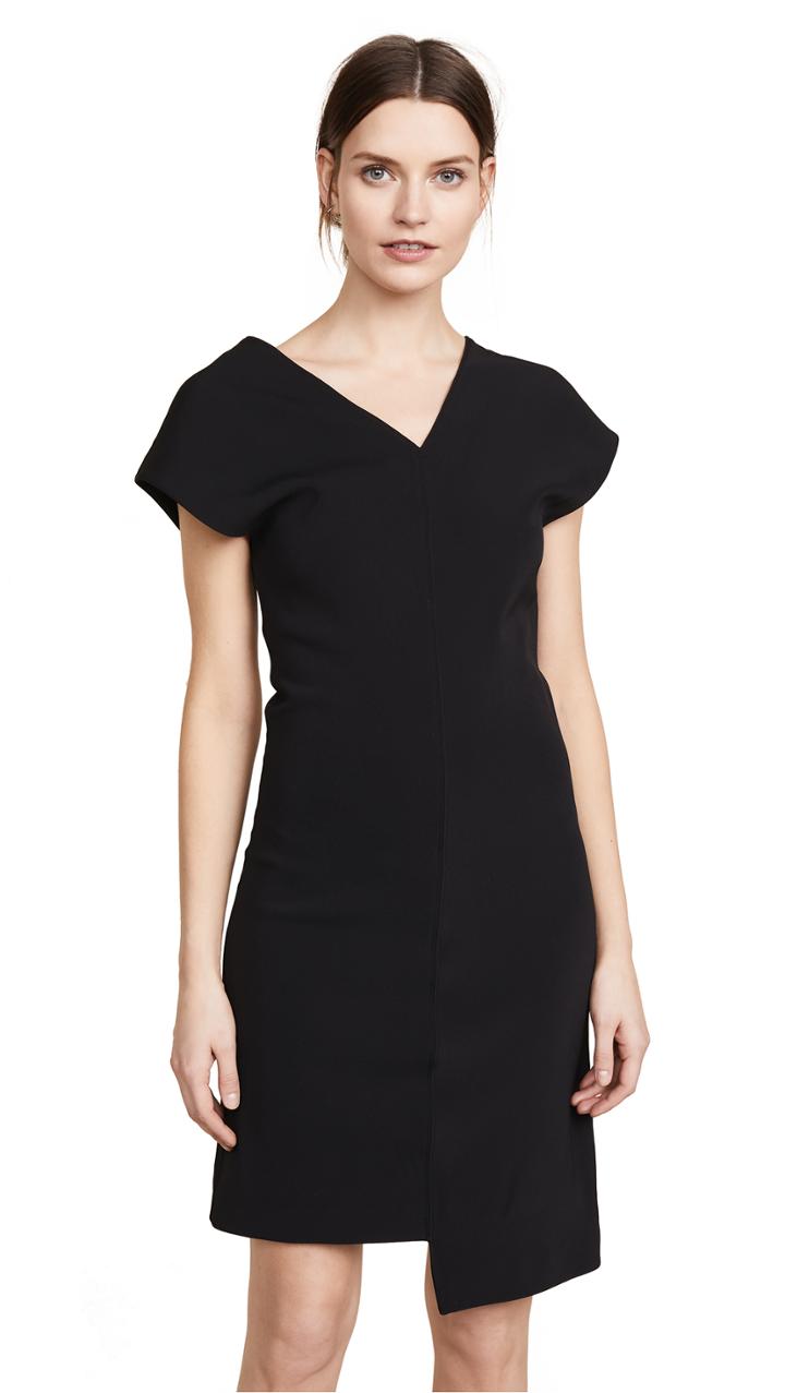Helmut Lang Shifted Viscose Dress